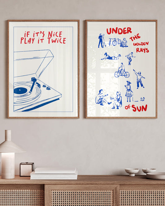 Play it twice & Under the golden rays