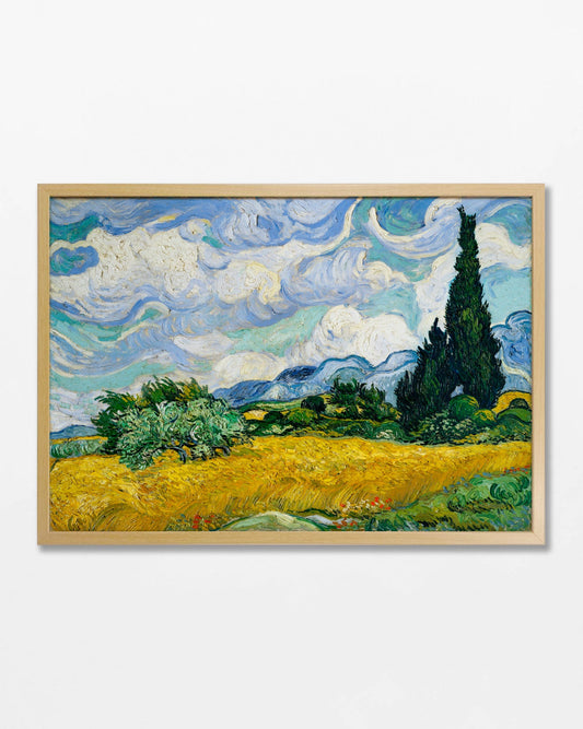 Vincent Van Gogh - Wheat Field with Cypresses