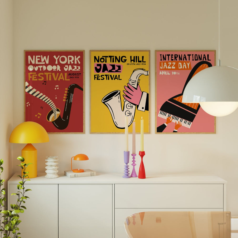 Laminas decorativas de Jazz